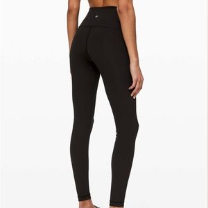 Lululemon Wunder Under High Rise Tight “28 *full on luxtreme. Size 6 Black